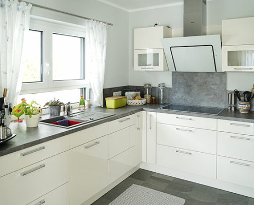 Schlüsselfertig Bauen, Küche, HH-Wohnbau GmbH, Mainleus bei Kulmbach, Oberfranken