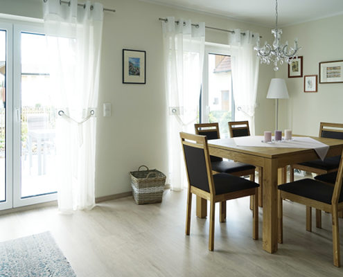 Schlüsselfertig Bauen, Esszimmer, Herrmann Bau, Industriestraße 17 in Mainleus bei Kulmbach, Nähe Bayreuth